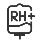 Blood Rh P SVG Icon
